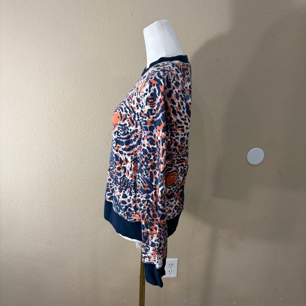 Mother Denim Womens Tigers Prints sweatshirt Sz M - Picture 5 of 13